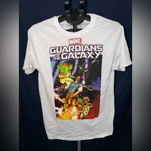 Marvel Guardians of the Galaxy Graphic T-Shirt White Size Small NWOT